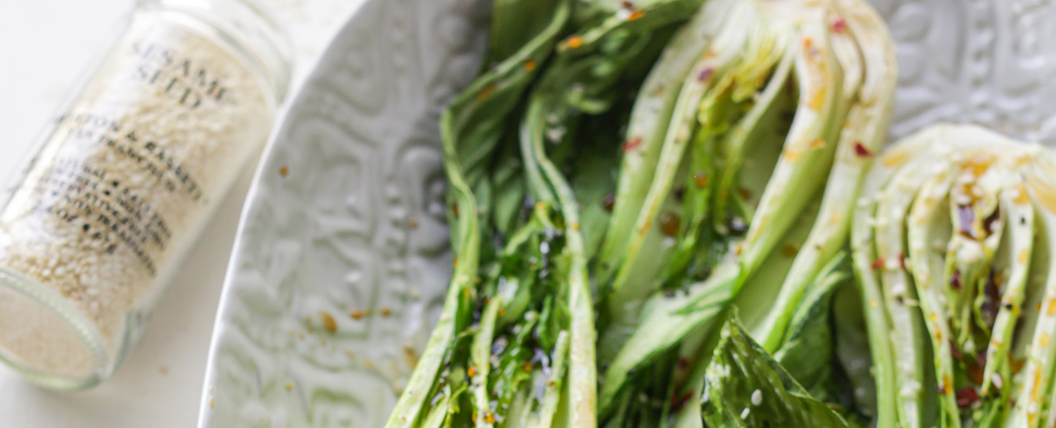 Honey Glazed Bok Choy
