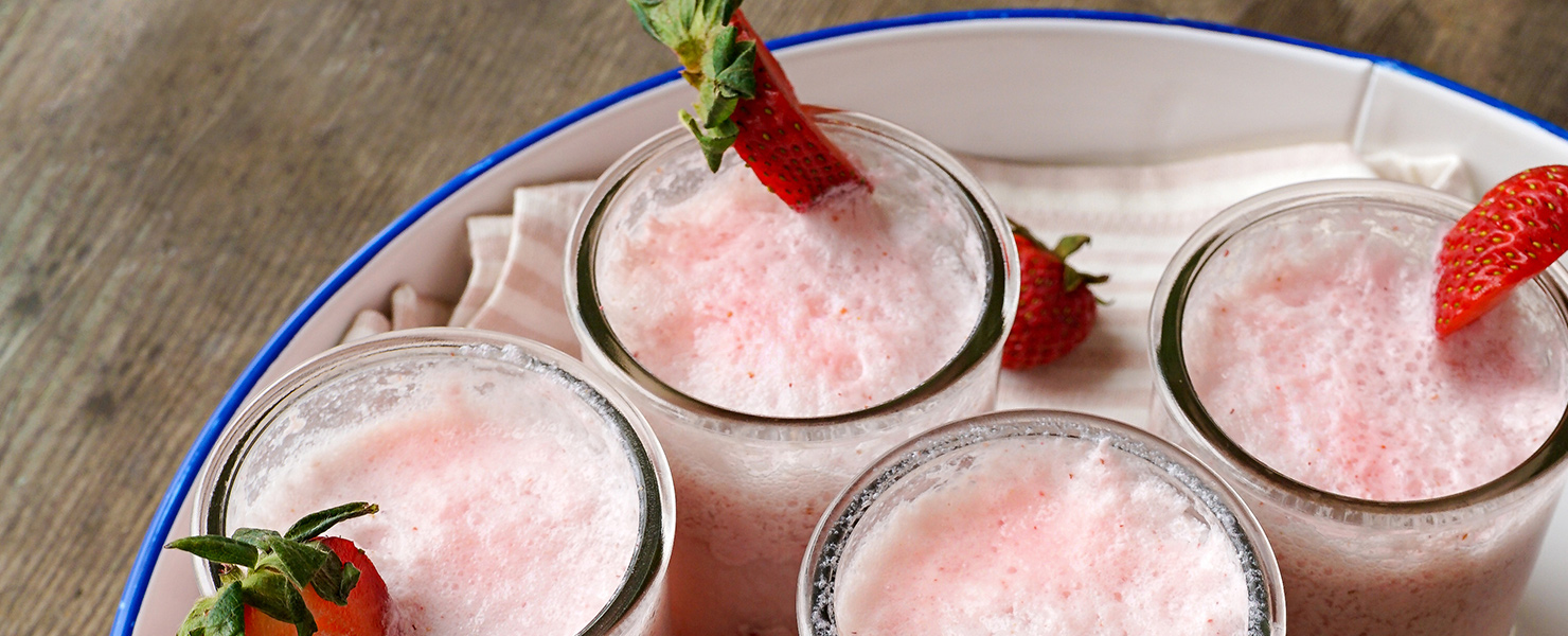 Strawberries & Cream Cocktail