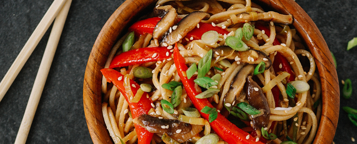 Shiitake & Pepper Stir Fry